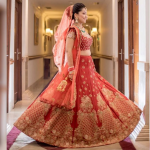 Red Color Wedding Lehenga