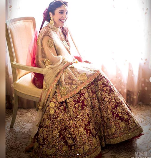 Bridal Lehenga - Wine Viscose Silk Traditional Bridal Lehenga Choli –  Empress Clothing