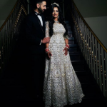 Our Client Manisha In Her Reception Gown