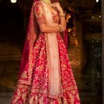 Magenta Color Bridal Lehenga