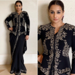 Vidya Balan In A Black Saree