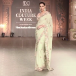 Mint Green Color Party Wear Sari
