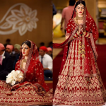 Our Canada Client In Her Red Wedding Lehenga