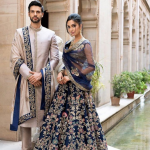 Royal Blue Color Bridal Lehenga