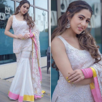 Sara Ali Khan In An Off White Sharara