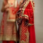 Red color wedding sharara
