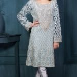 Sky blue color party and festive wear