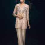 Pink color festive dress