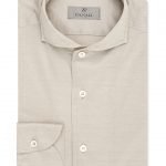 CANALI BEIGE COTTON CASUAL SHIRT