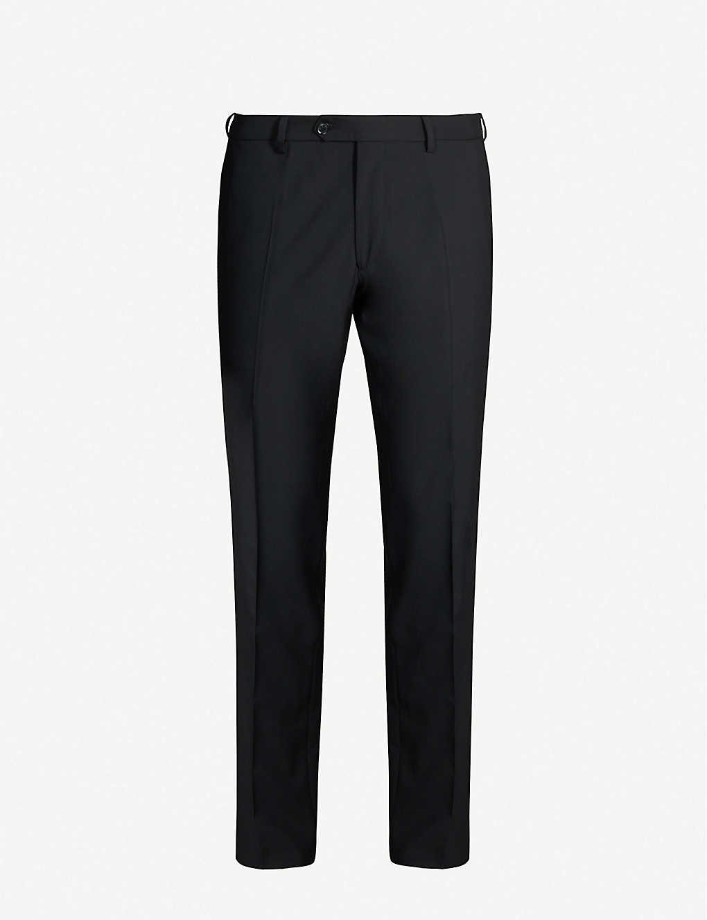 Grey virgin wool Saba trousers | Brioni® CY Official Store