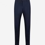 Raymond Diego slim-fit tapered leg wool trousers