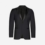 Reiss Poker satin-trimmed slim-fit wool-blend tuxedo jacket