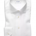 Eton Herringbone Slim Fit Dress Shirt