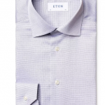 Eton Textured Slim Fit Dress Shirt