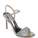 Badgley Mischka Women's Olympia Glitter & Crystal High Heel Sandals