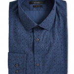 John Varvatos Star USA Floral Print Slim Fit Dress Shirt