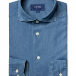 Eton Slim Fit Soft Chambray Shirt
