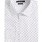 John Varvatos Star USA Spencer Dot-Print Slim Fit Dress Shirt