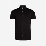 EMPORIO ARMANI Slim-fit cotton-jersey shirt