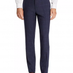 Theory Mayer Tonal Plaid Slim Fit Suit Pants