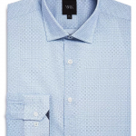 WRK Square Dot Slim Fit Dress Shirt