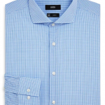 BOSS Jason Checked Slim-Fit Dress Shirt