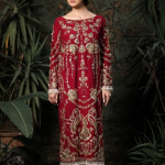 Pure raw silk ox blood long shirt