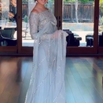 Sky blue color sharara