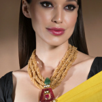 Kundan Polki Layered Pendant Necklace