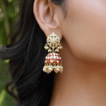 Lotus Enamel Hoops