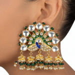 Meenakari Jadau Jhumkas