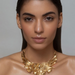 Handcrafted Bird Carved Collar Necklace