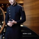 Indo western black top and black trouser