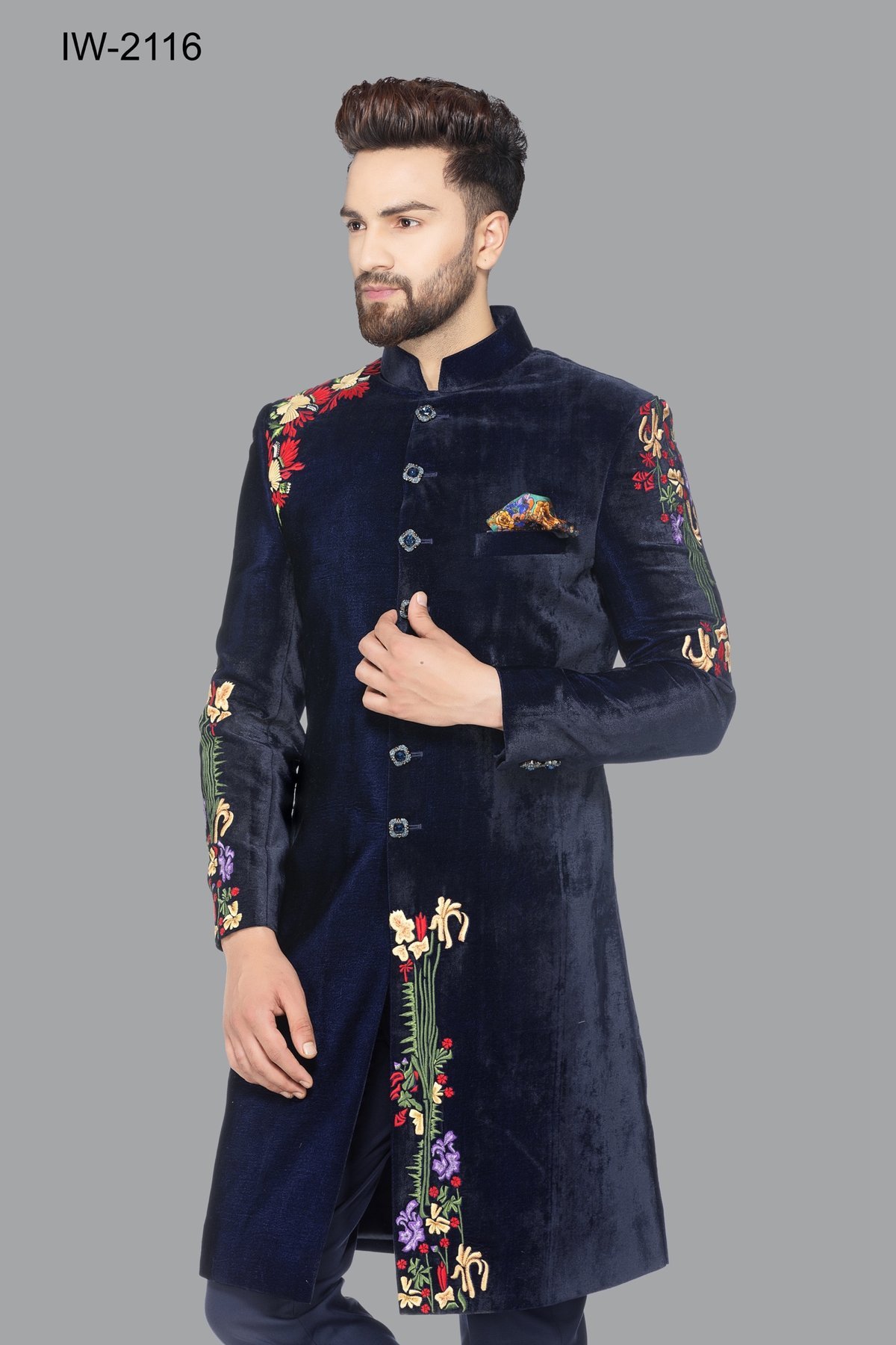 Mens Indian Latest Design for Blue Indo Western Sherwani Groom Wedding  Party Wear Engagement Function Occasion Ethnic Dress - Etsy Norway