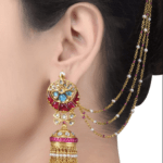 Stone Chain Jhumkas