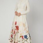 Ivory Anarkali Set