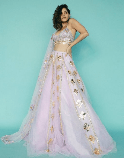 Purple color lehenga - Image 2