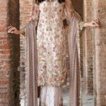 Ivory color party wear dress