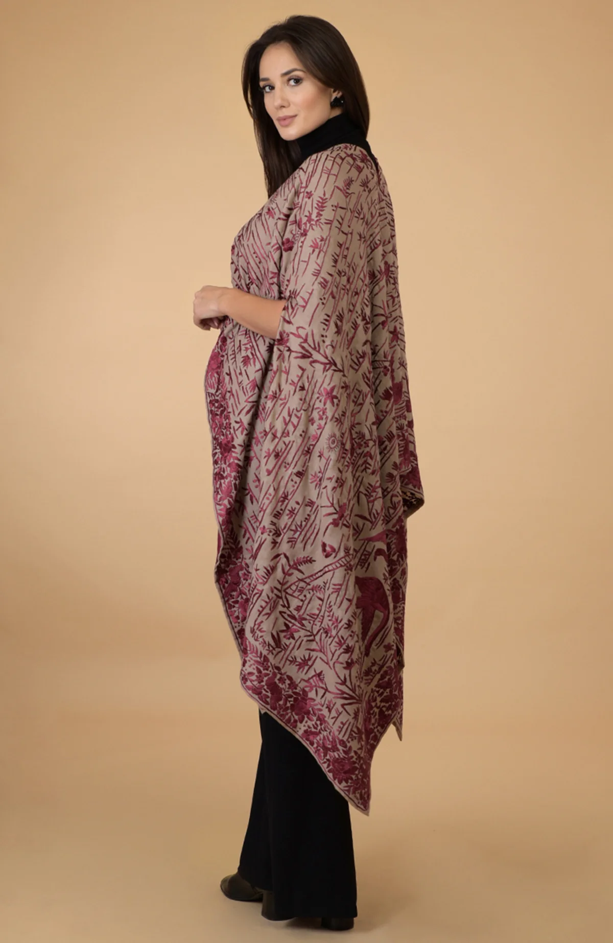 Pashmina cape best sale