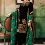 Dark green color Pakistani suit