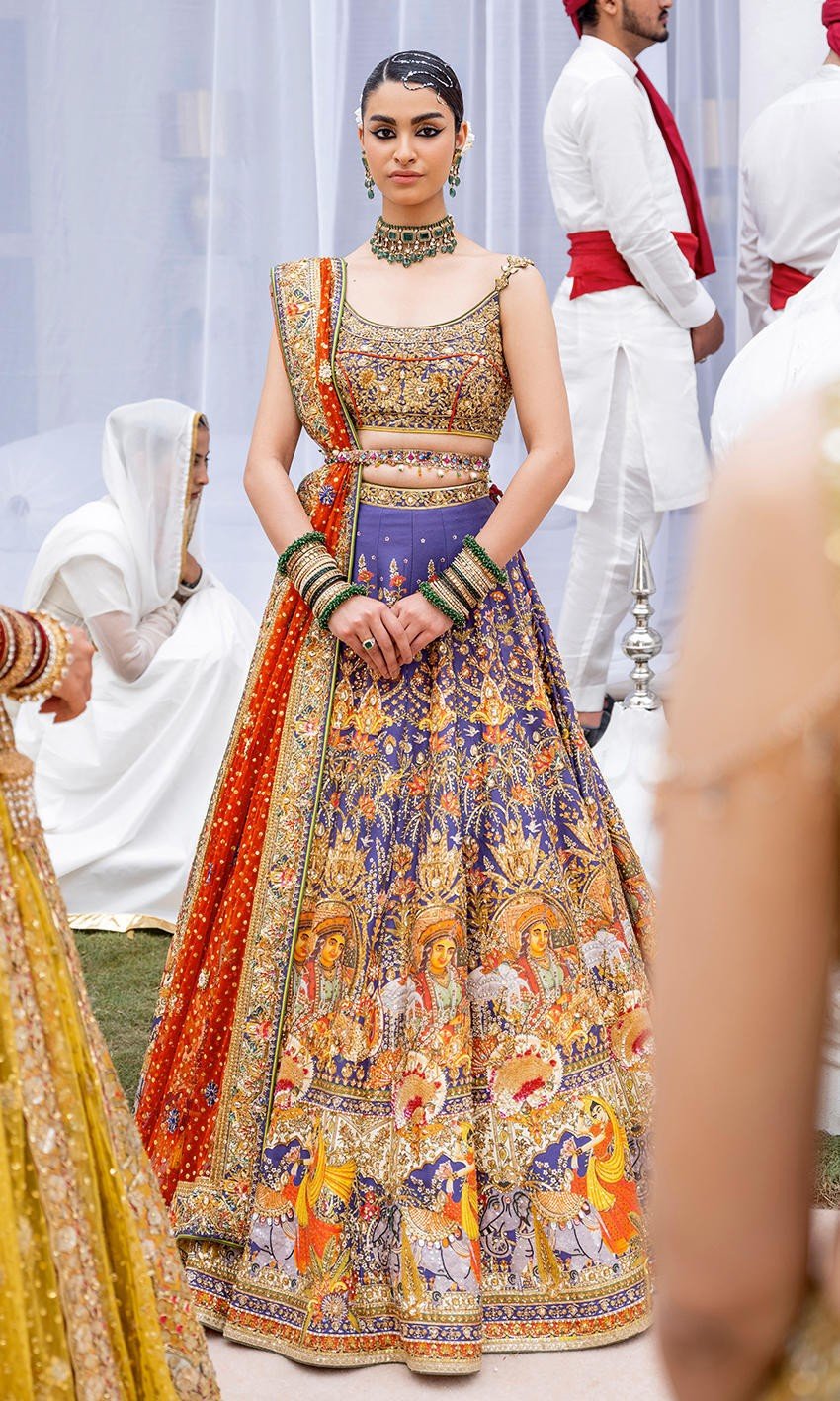 Mughal inspired lehenga