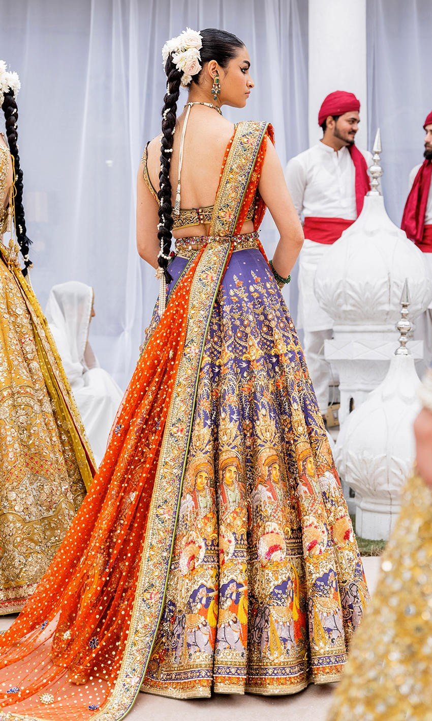 Mughal inspired lehenga - Image 3