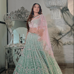 Saga Green Lehenga