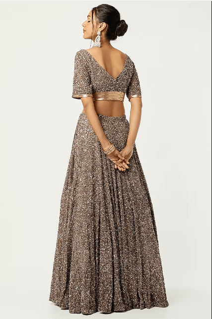 Mouse Embroidered Lehenga Set - Image 2