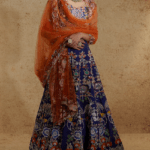 Electric Blue Embellished Lehenga Set