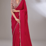 Red Silk Saree Set
