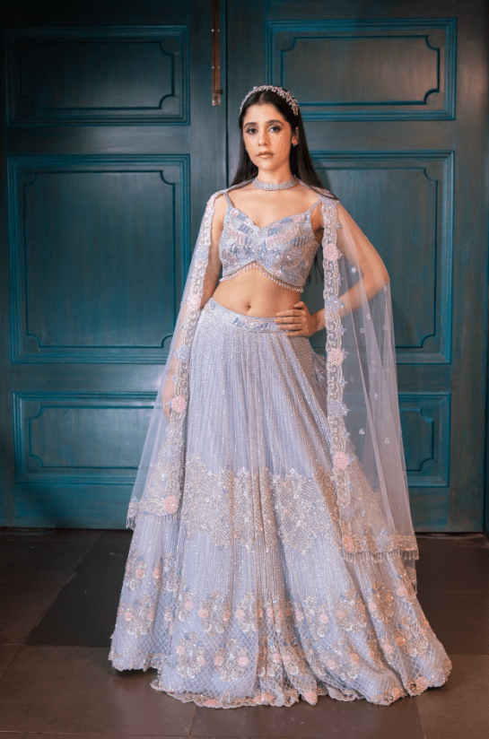 Periwinkle Blue Lehenga