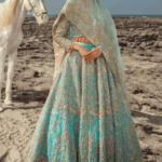 Ferozi Lehenga Choli Bridal Dress Pakistani