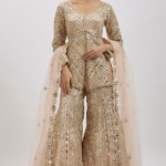 Blush Pink Net Sharara Set