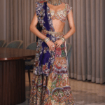 Multicolor Silk Embellished Lehenga